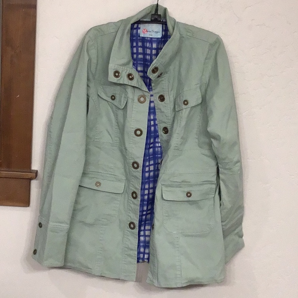 Carve Designs spring jacket, L, light green